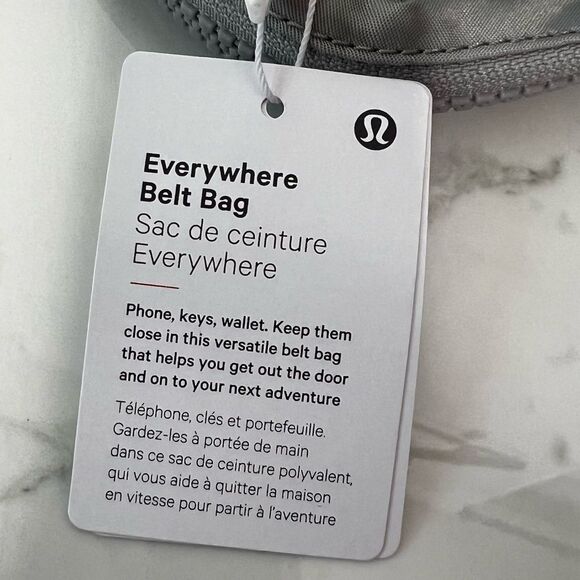 Lululemon Silver Drop Gray Everywhere Belt Bag NWT - Picture 11 of 13